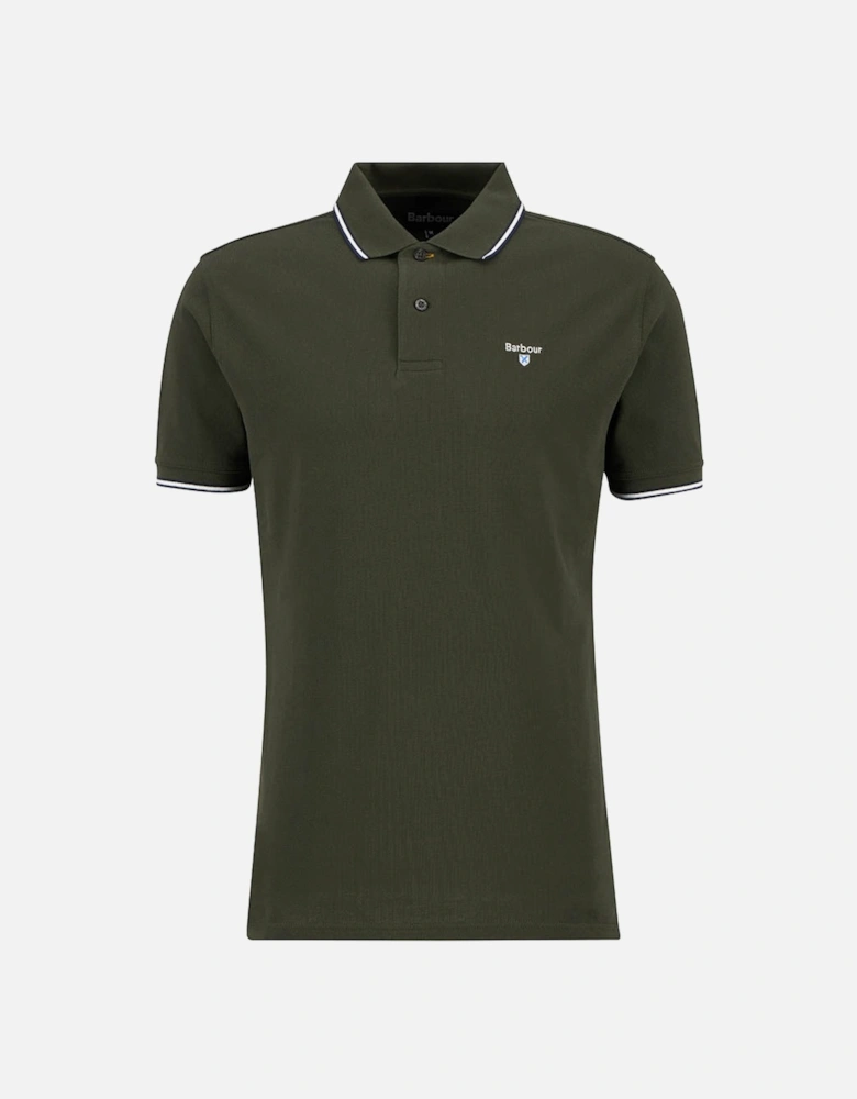 Fielding Mens Tailored Polo Shirt - Olive