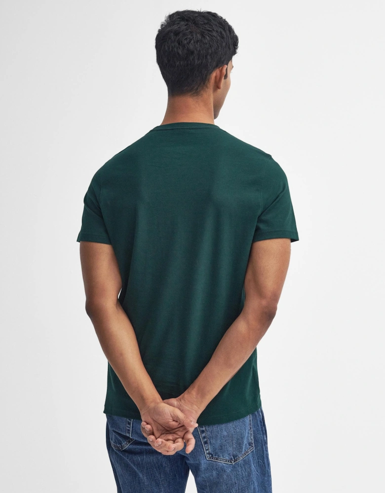 Script Mens Graphic T-Shirt - Seaweed