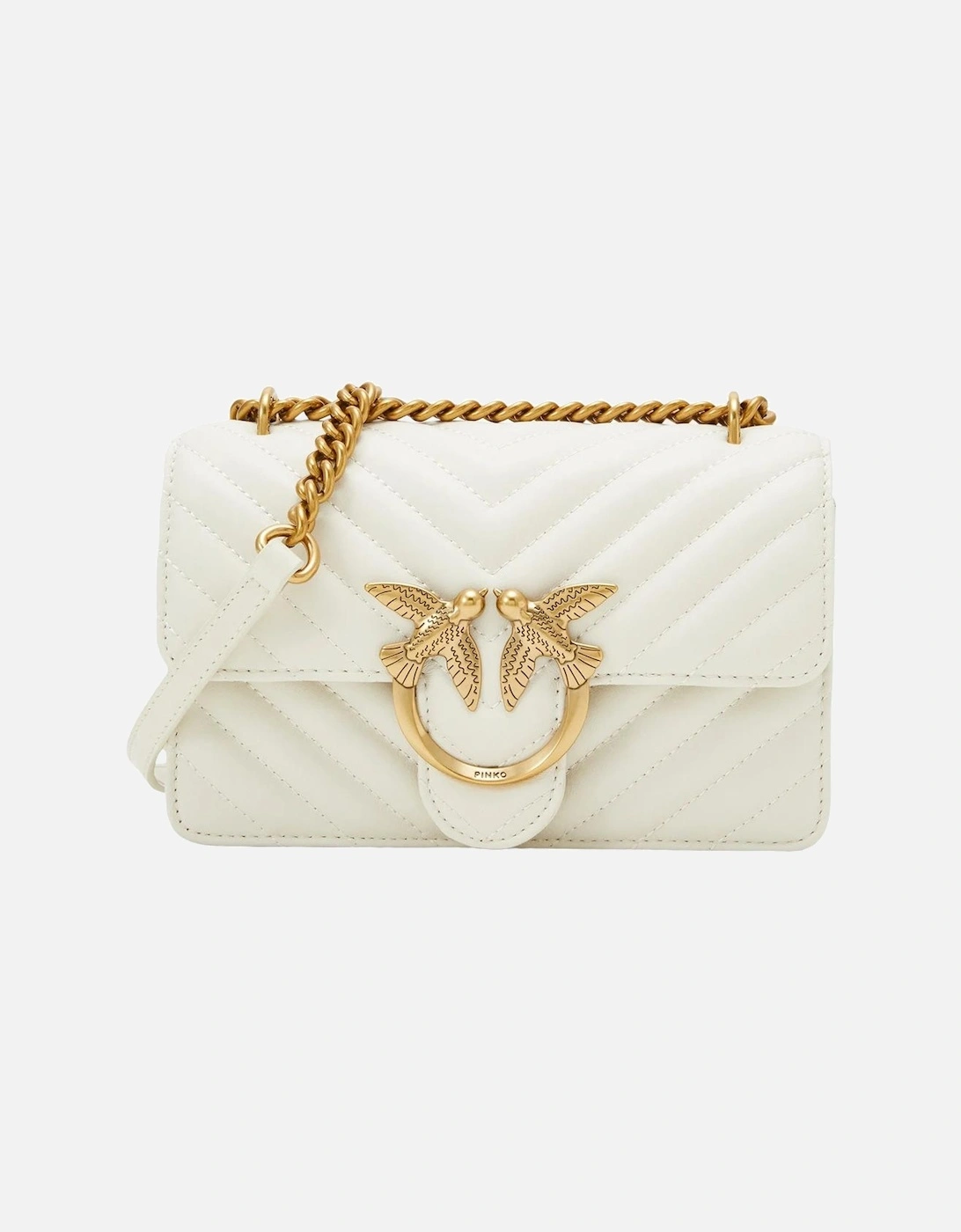 Love Birds Mini Bag Quilted Chain Crossbody Women - White, 4 of 3