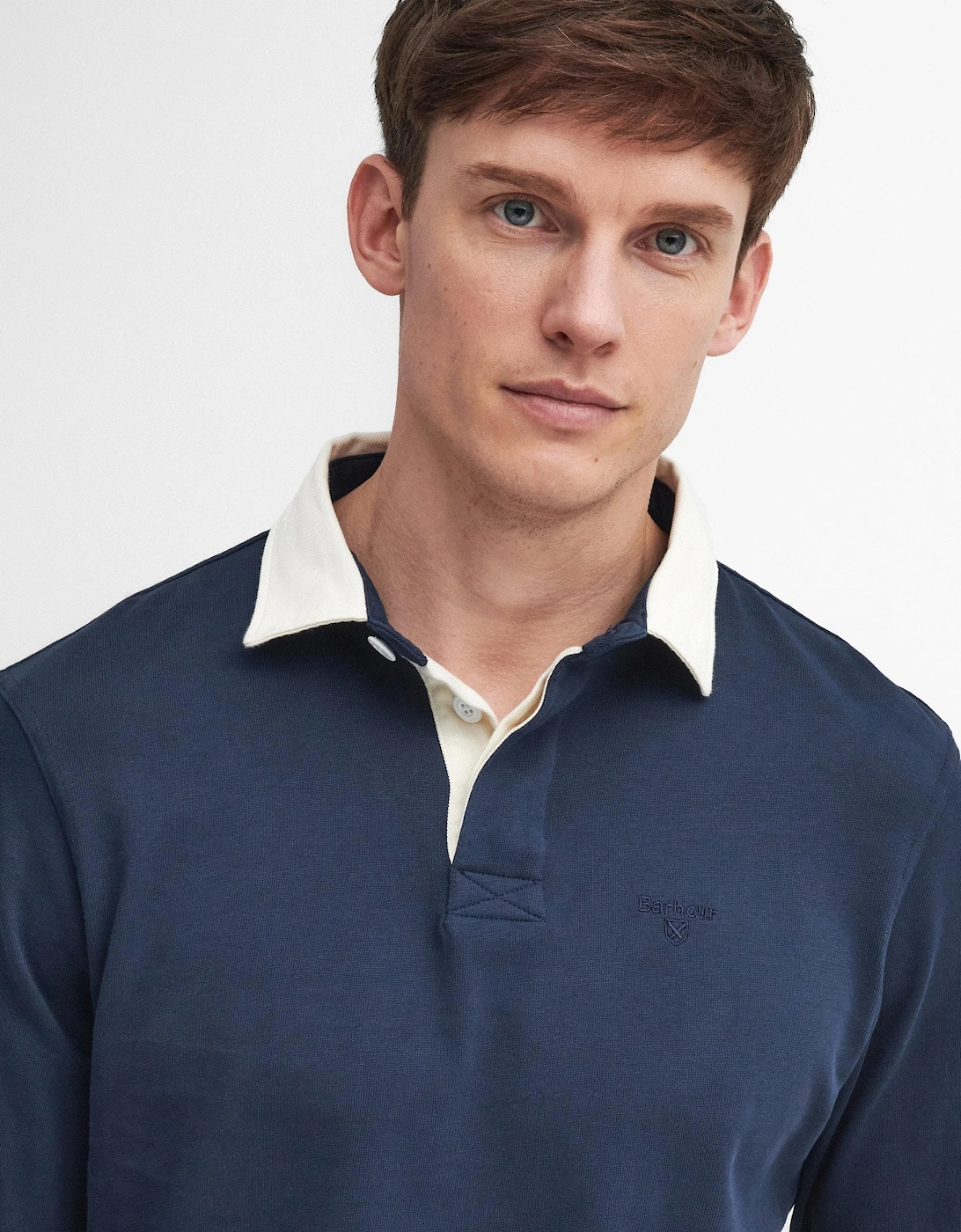 Howtown Mens Long Sleeve Rugby Shirt