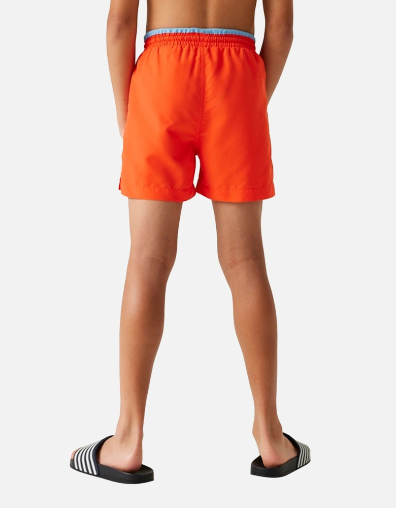 Childrens/Kids Skander III Plain Swim Shorts