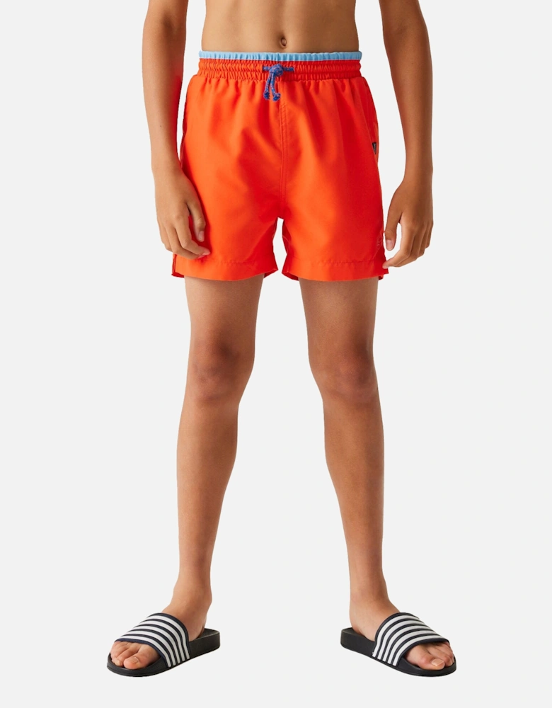 Childrens/Kids Skander III Plain Swim Shorts