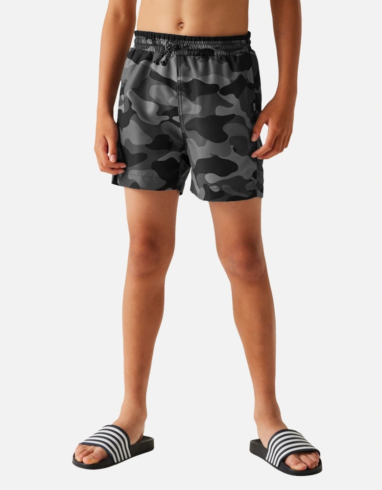 Childrens/Kids Skander III Plain Swim Shorts