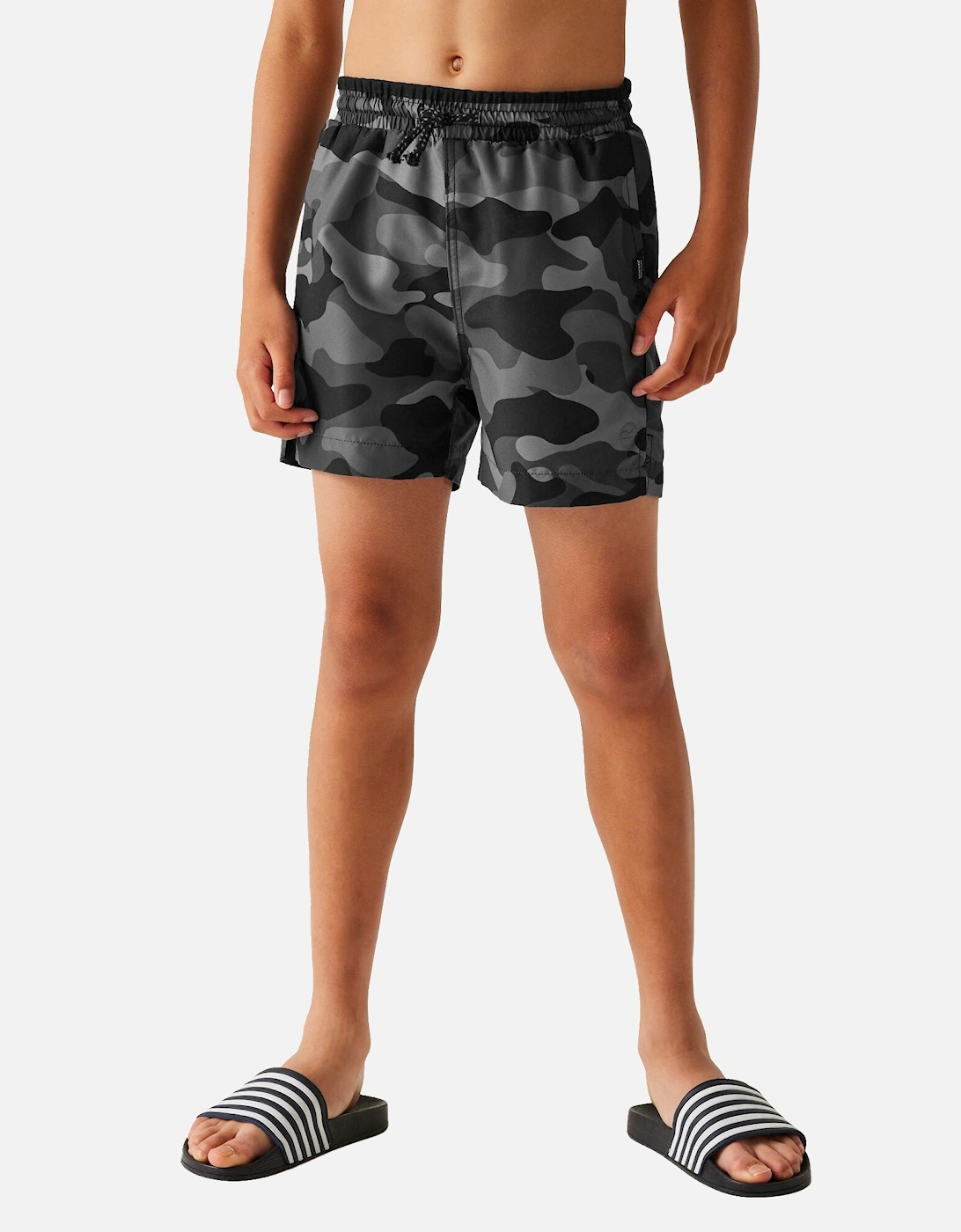 Childrens/Kids Skander III Camouflage Swim Shorts