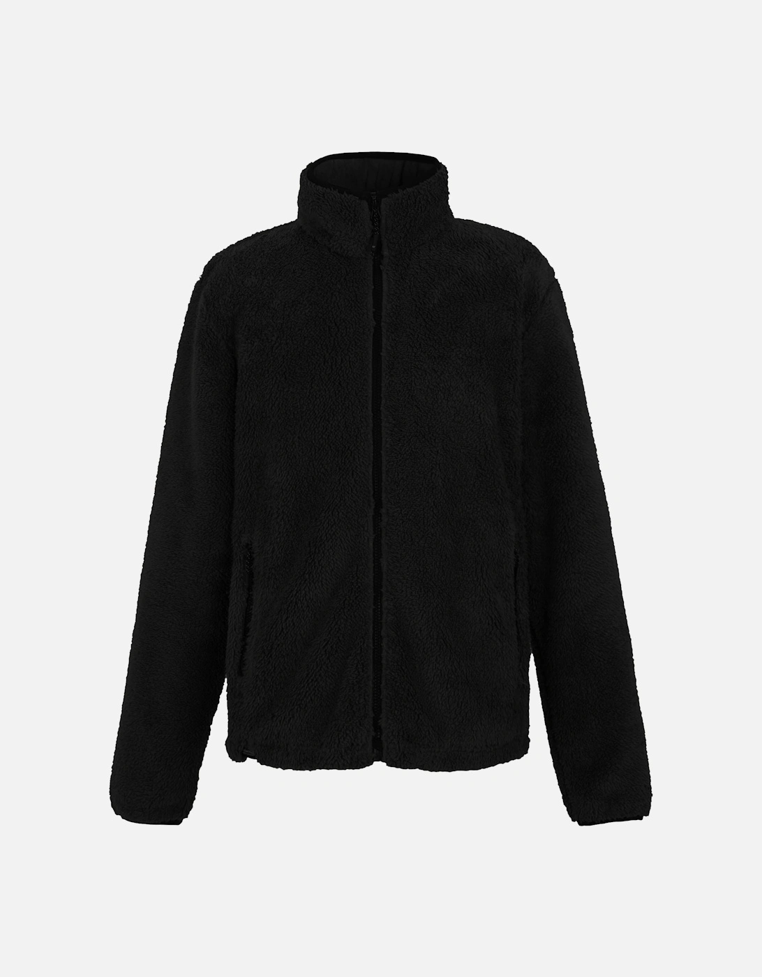Mens Midoor Fluffy Fleece Jacket, 6 of 5