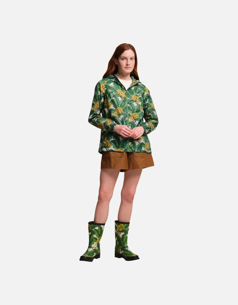 Womens/Ladies Orla Kiely Tropical Floral Packaway Waterproof Jacket