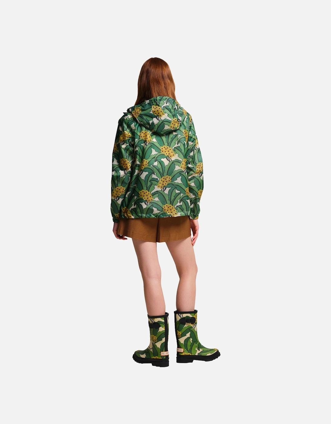 Womens/Ladies Orla Kiely Tropical Floral Packaway Waterproof Jacket