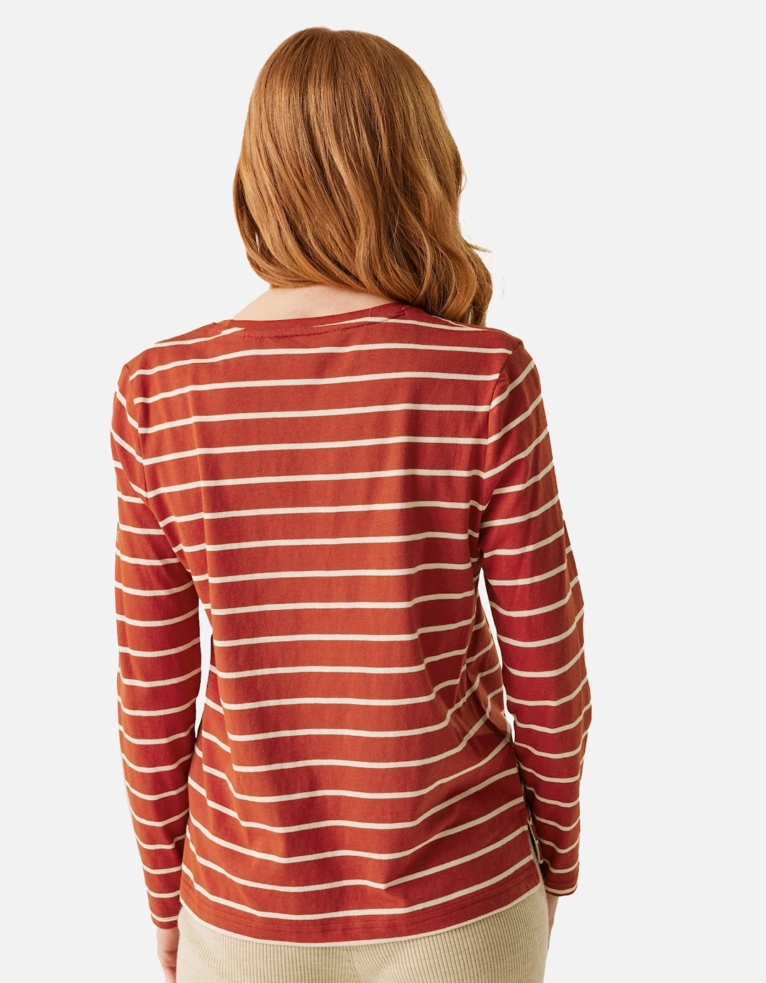 Womens/Ladies Federica II Stripe Long-Sleeved T-Shirt