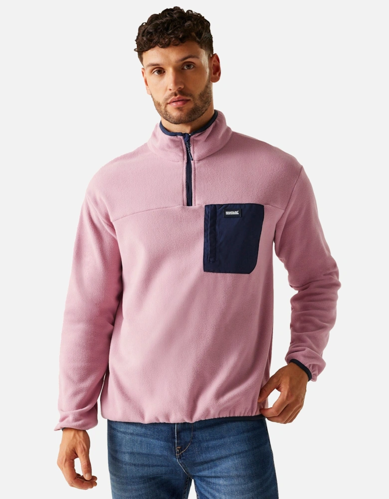 Mens Frankie Half Zip Fleece Top