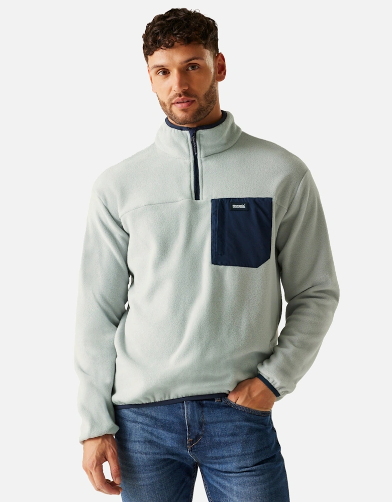 Mens Frankie Half Zip Fleece Top