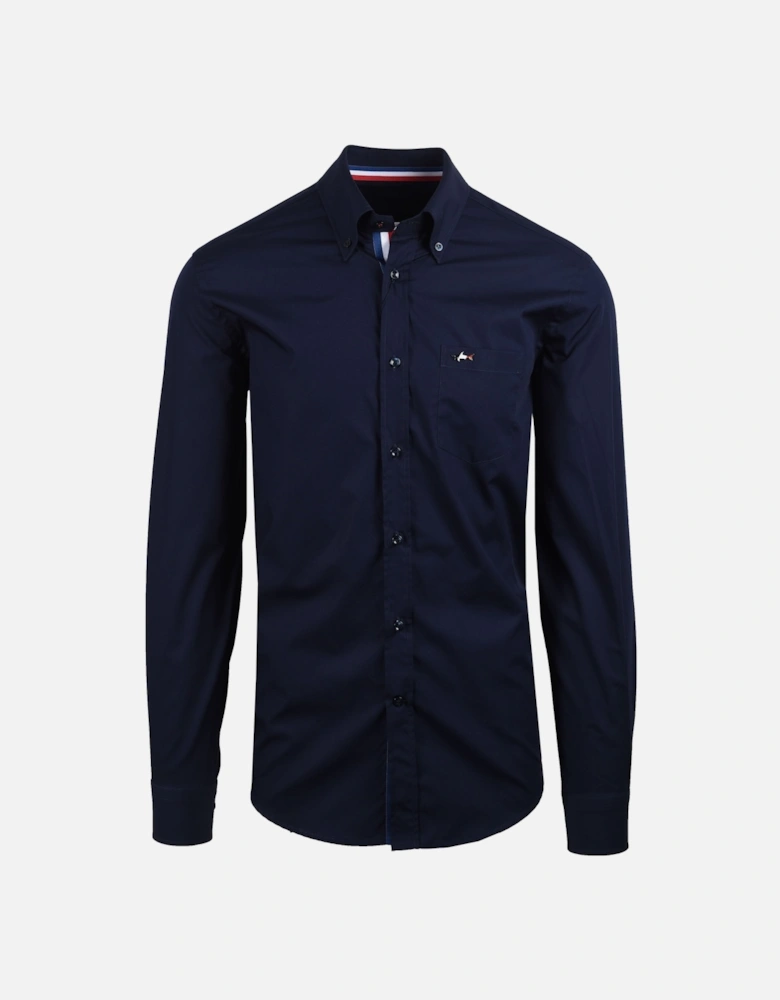 Paul And Shark Button Down Collar Cotton Shirt Navy