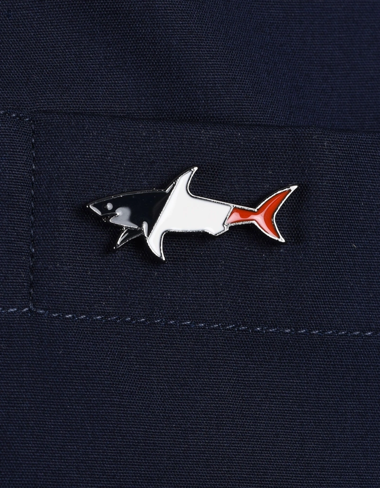 Paul And Shark Button Down Collar Cotton Shirt Navy
