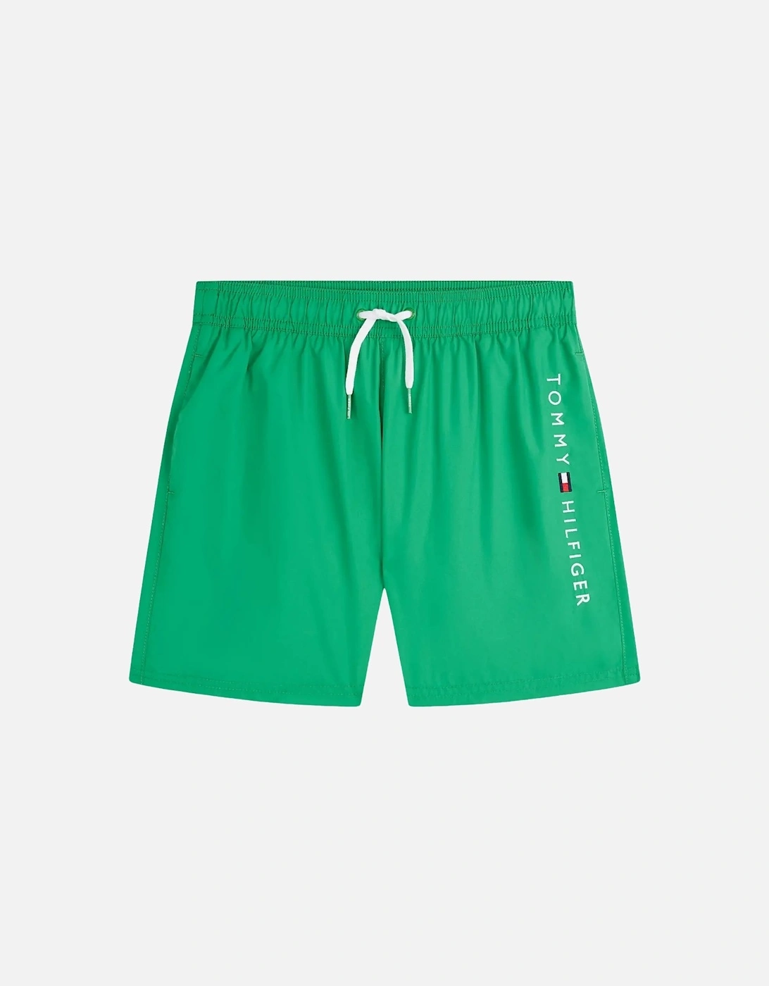 Boys Original Mid Length Swim Shorts Radiant Green, 3 of 2