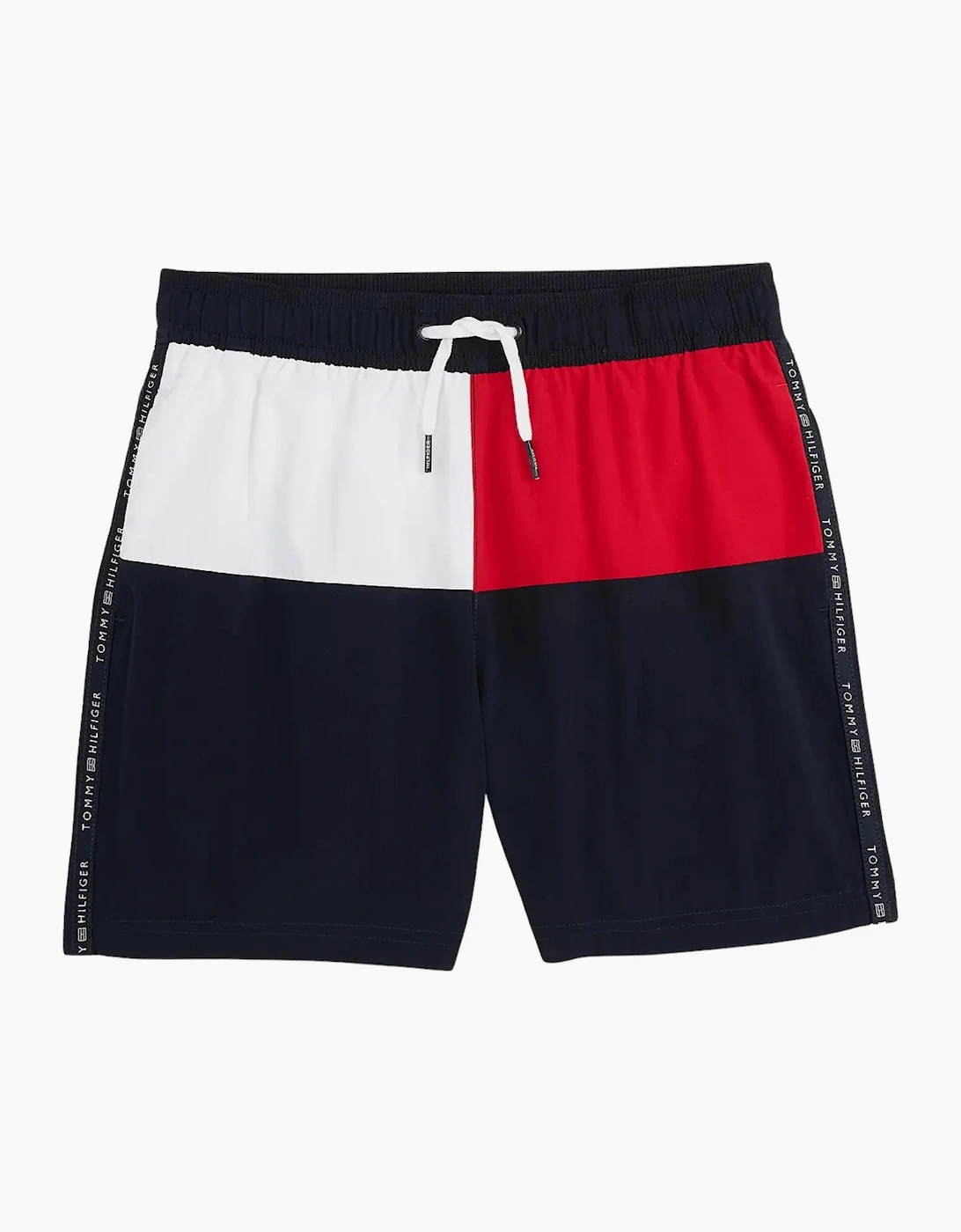 Tommy Hilfiger Boy's Boys Flag Logo Swim Shorts, Navy Blue - Size: 8 years/9 years/10 years
