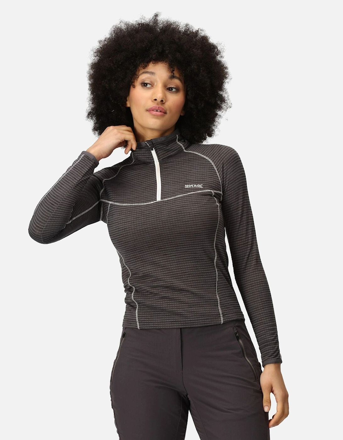 Womens Yonder Half Zip Fleece, 2 of 1
