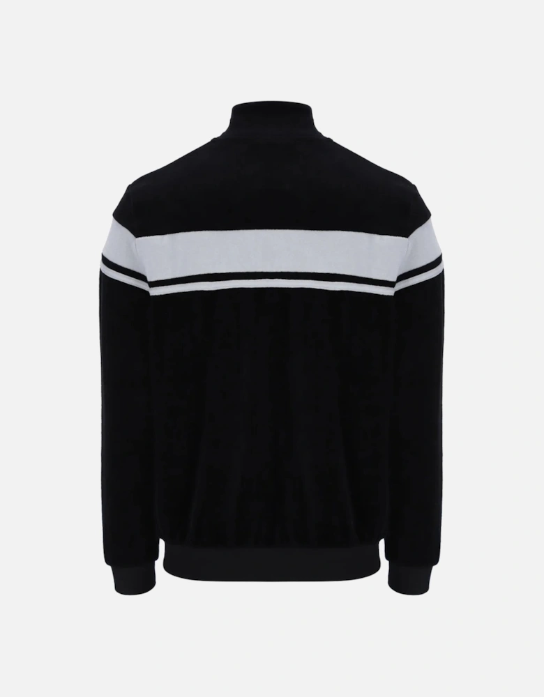 Damarindo Velour Track Top - Black / Grey