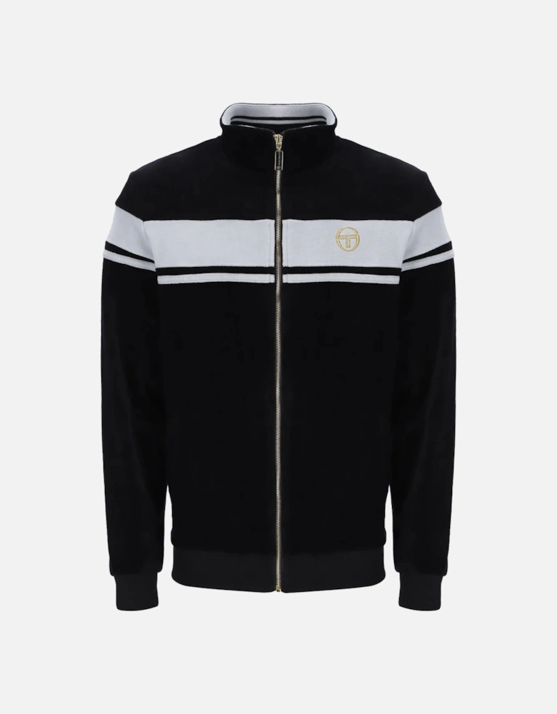 Damarindo Velour Track Top - Black / Grey