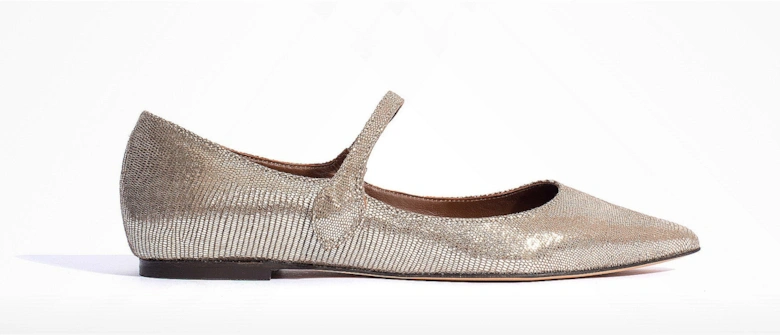Fifi Lizard Metallic - Gold Champagne