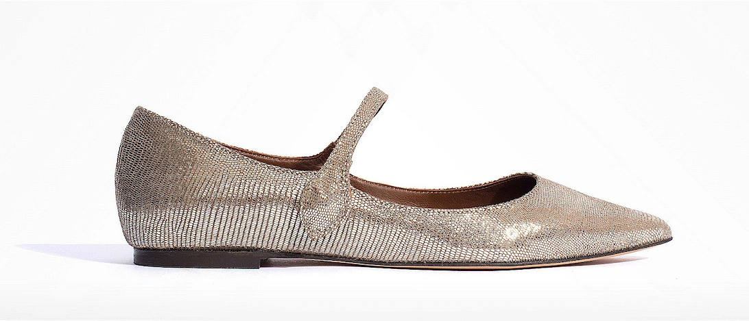 Fifi Lizard Metallic - Gold Champagne, 5 of 4