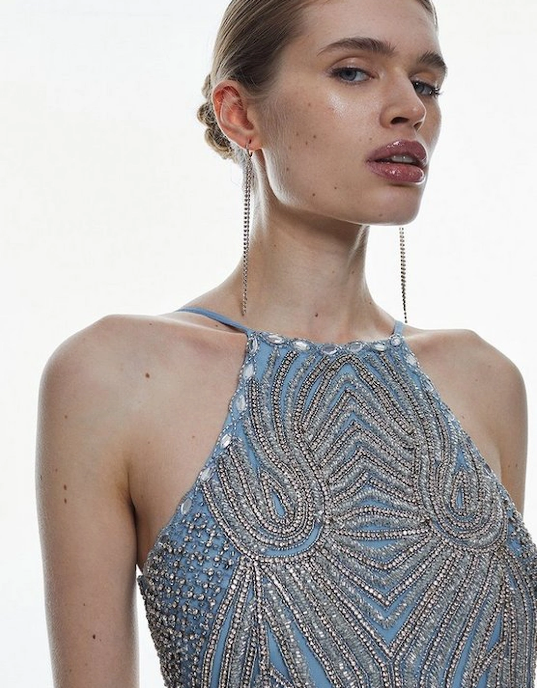 Petite Premium Embellished Mini Dress