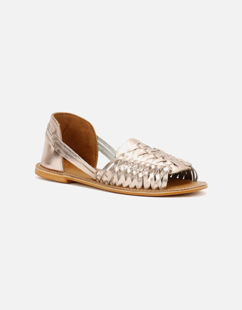 Tower London Hurache Women's Gold Metallic Sandals