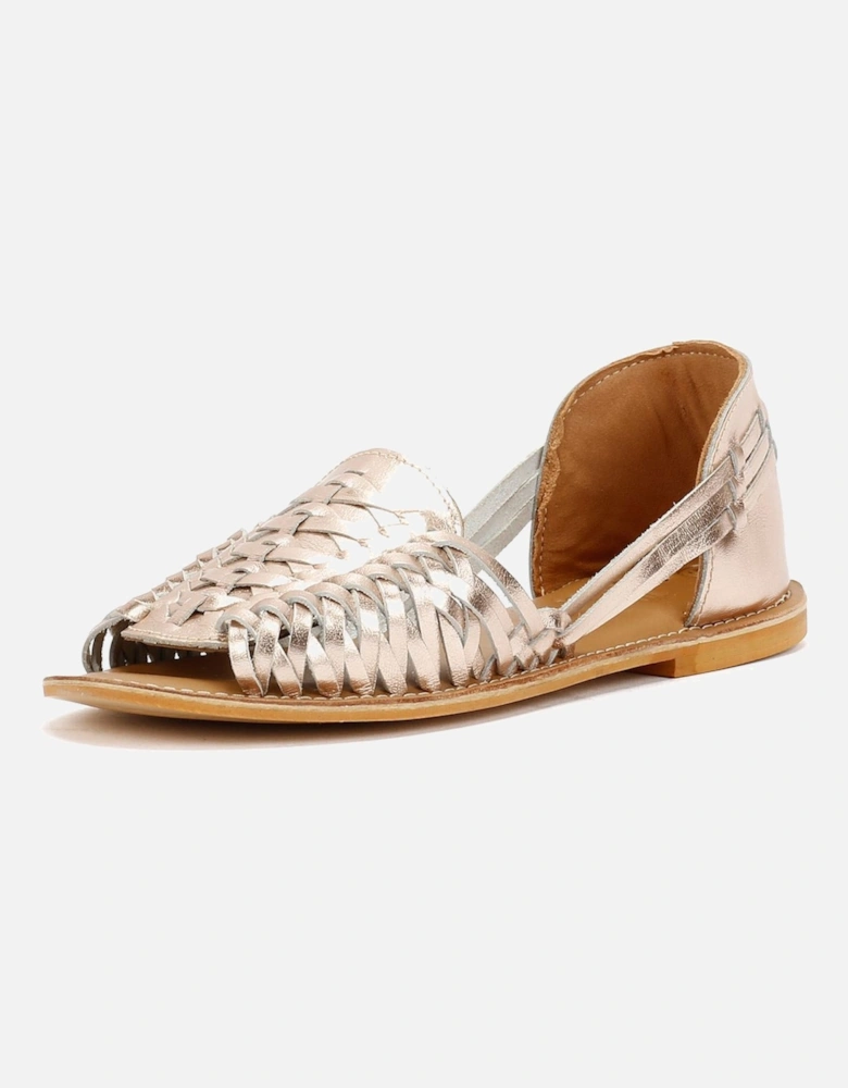 Tower London Hurache Women's Gold Metallic Sandals