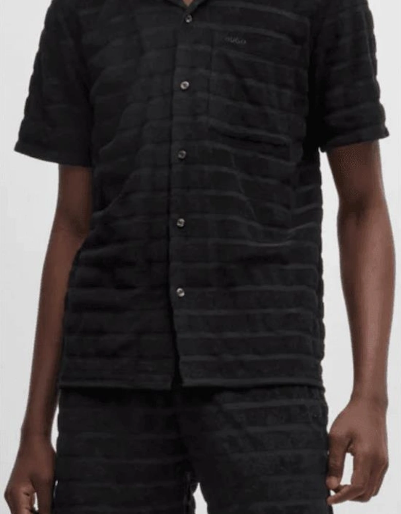 Ellino Dutowel Black Short Set
