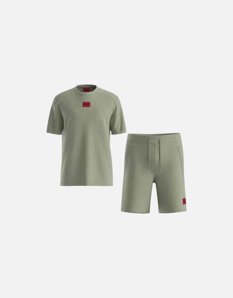 Diragolino212 Pastel Green Short Set