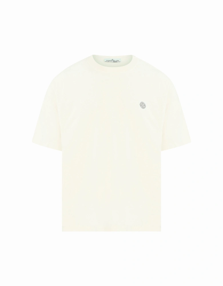 S0115 Compass Patch T-shirt Cream