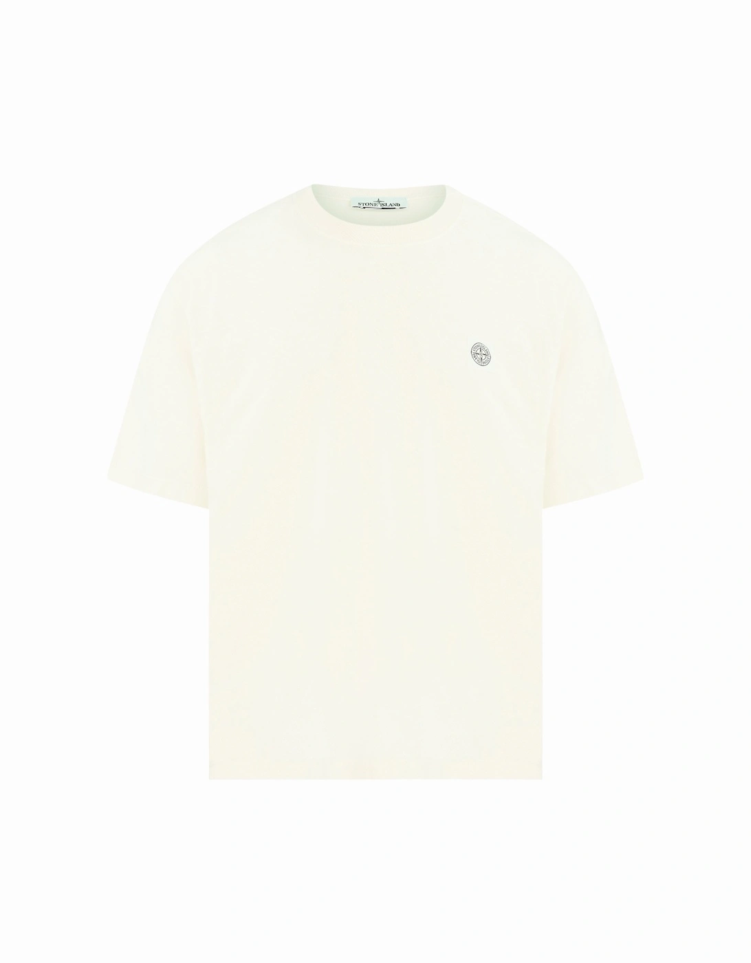 S0115 Compass Patch T-shirt Cream, 5 of 4