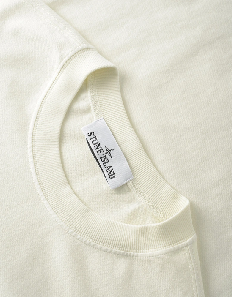 S0115 Compass Patch T-shirt Cream