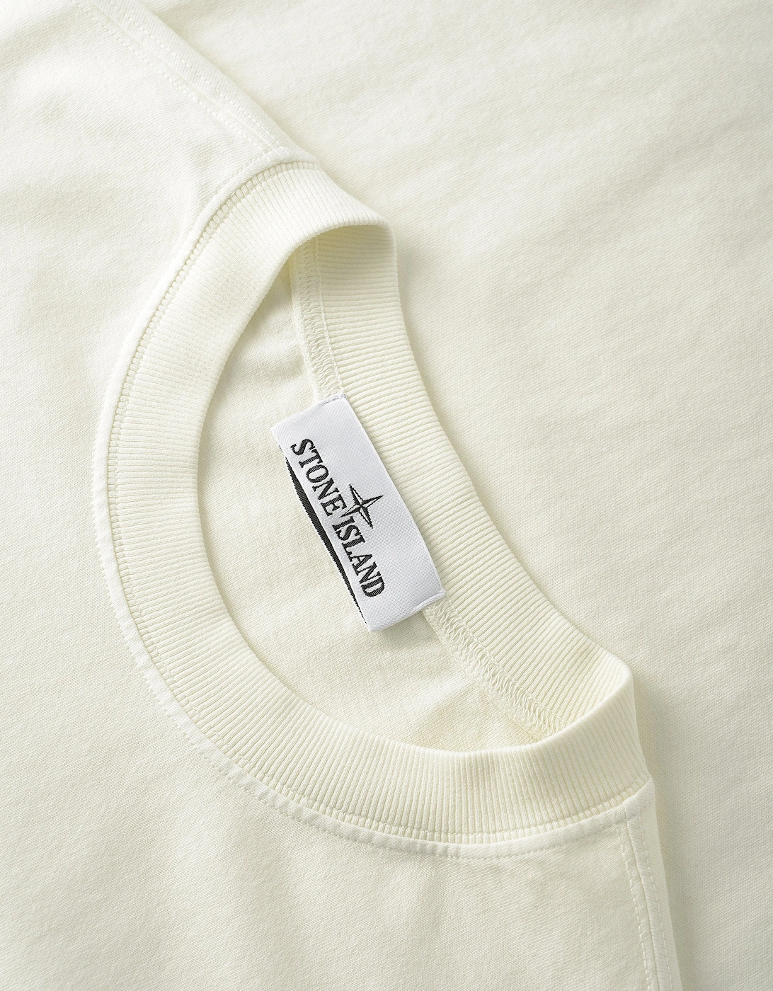S0115 Compass Patch T-shirt Cream