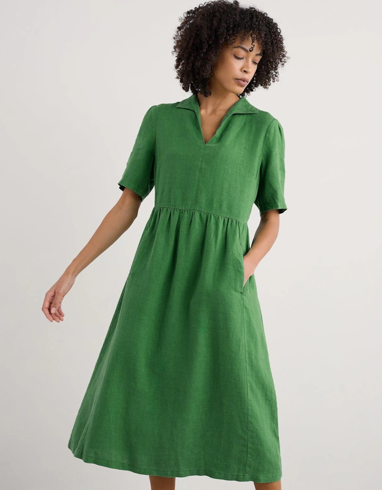 Fen Violet Dress - Green