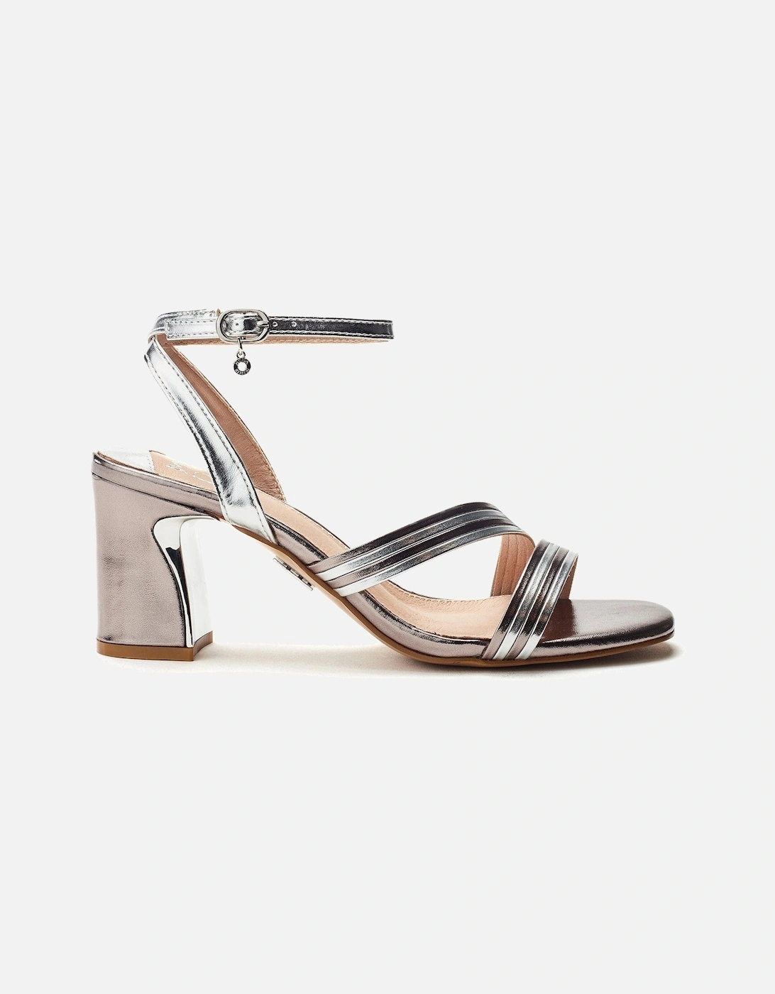 Raela Block Heel Sandals - Silver, 2 of 1