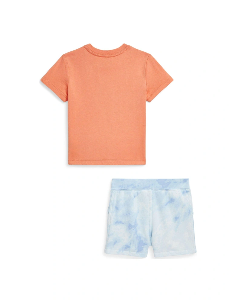 Baby Boys Bear T-Shirt And Short Set - Multi
