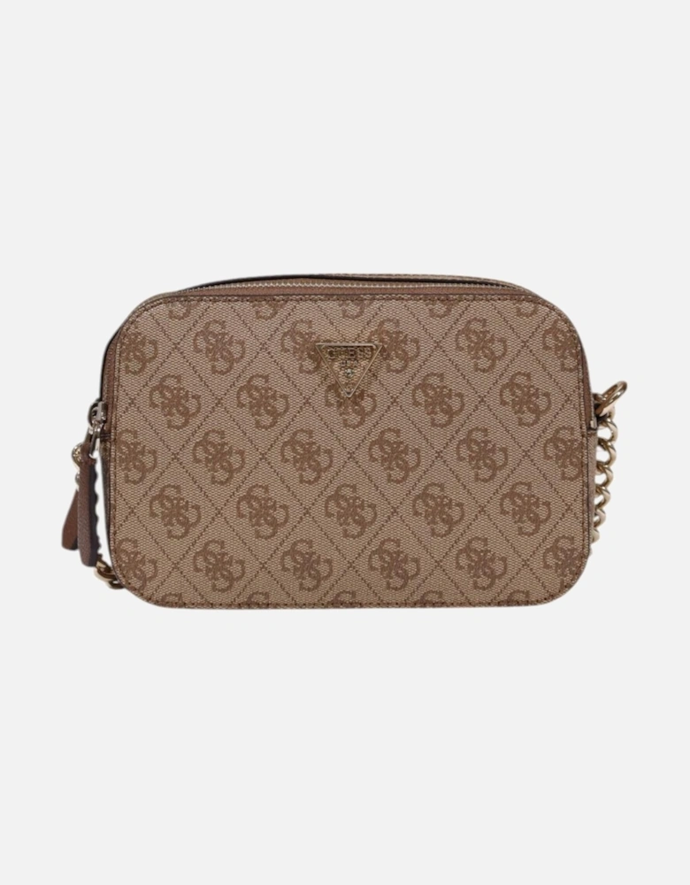 Zip Fastening Bag with Inside Pockets Women - Brown