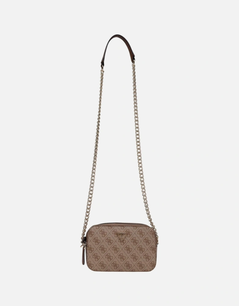 Zip Fastening Bag with Inside Pockets Women - Brown