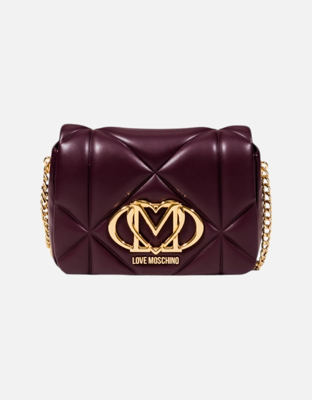 Magnet Fastening Bag with Inside Pockets Women - Bordeaux