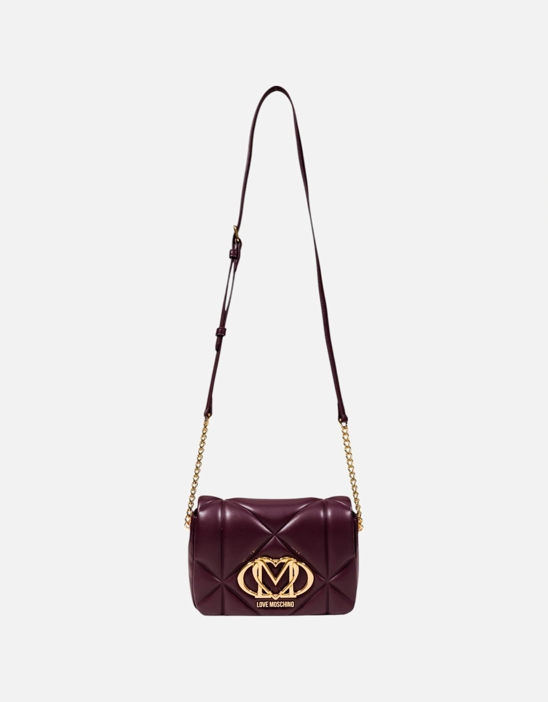 Magnet Fastening Bag with Inside Pockets Women - Bordeaux, 3 of 2