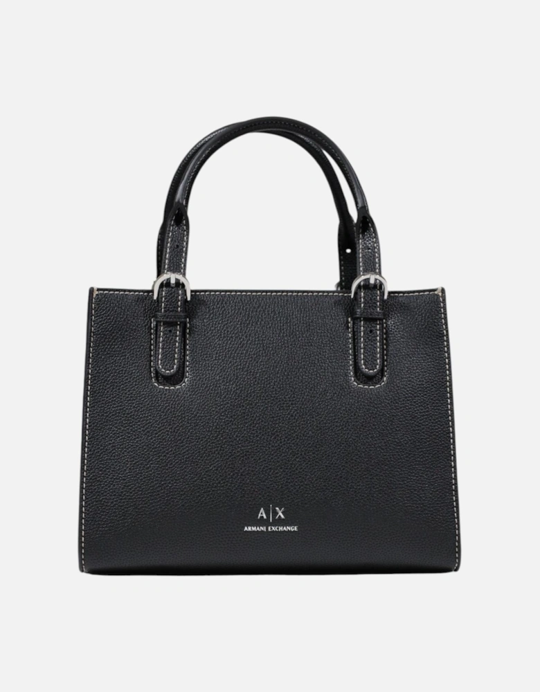 Elegant Plain Handbag Women - Black Bags