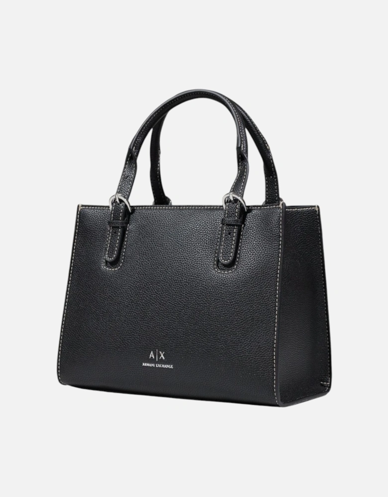 Elegant Plain Handbag Women - Black Bags