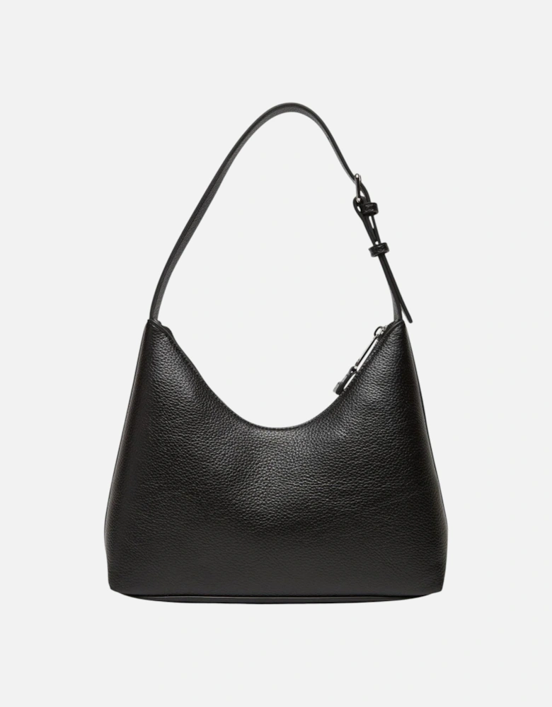 Handbag with Zip and Inside Pockets Women - Black Bags