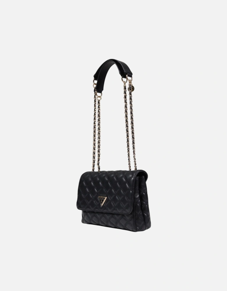 Handbag with Magnet Fastening and Multiple Pockets Women - Black Bags
