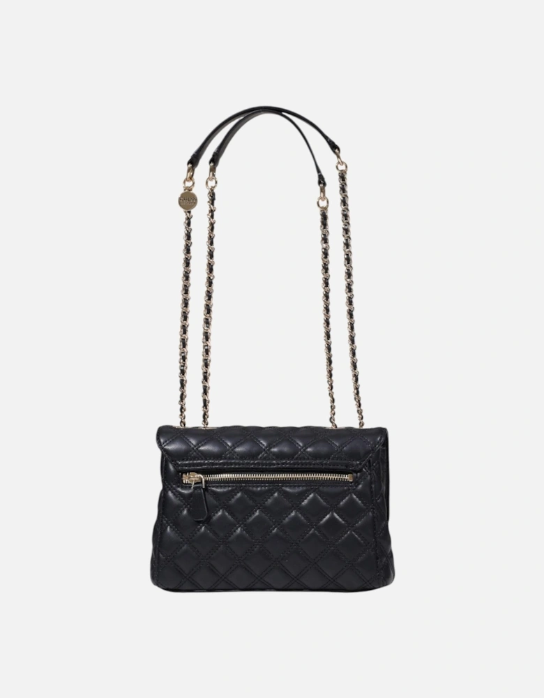 Handbag with Magnet Fastening and Multiple Pockets Women - Black Bags
