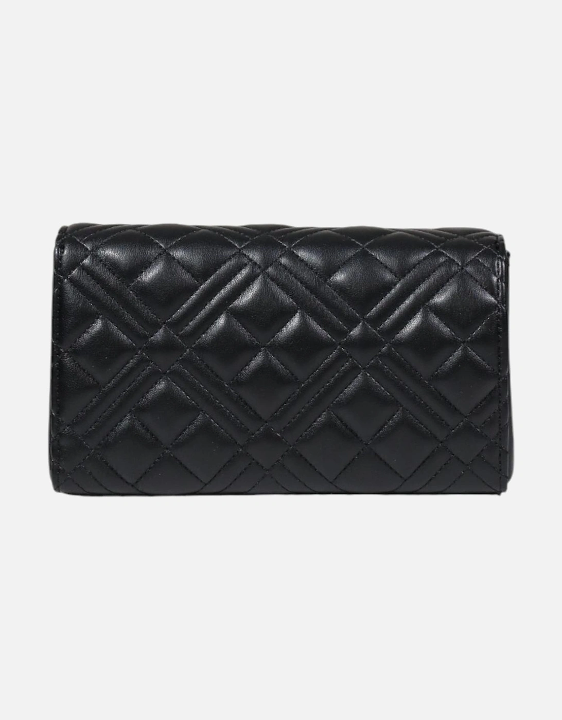 Clip Fastening Shoulder Bag Women - Black