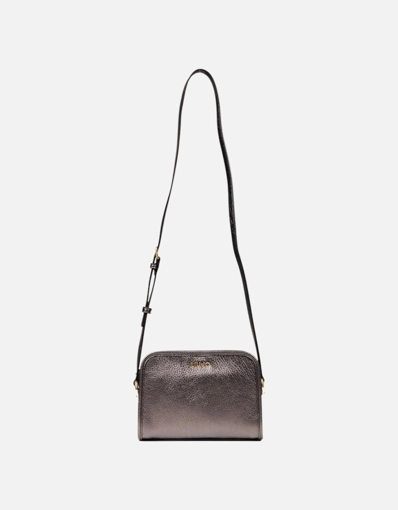 Zip Fastening Polyurethane Bag with Inside Pockets Women - Brown
