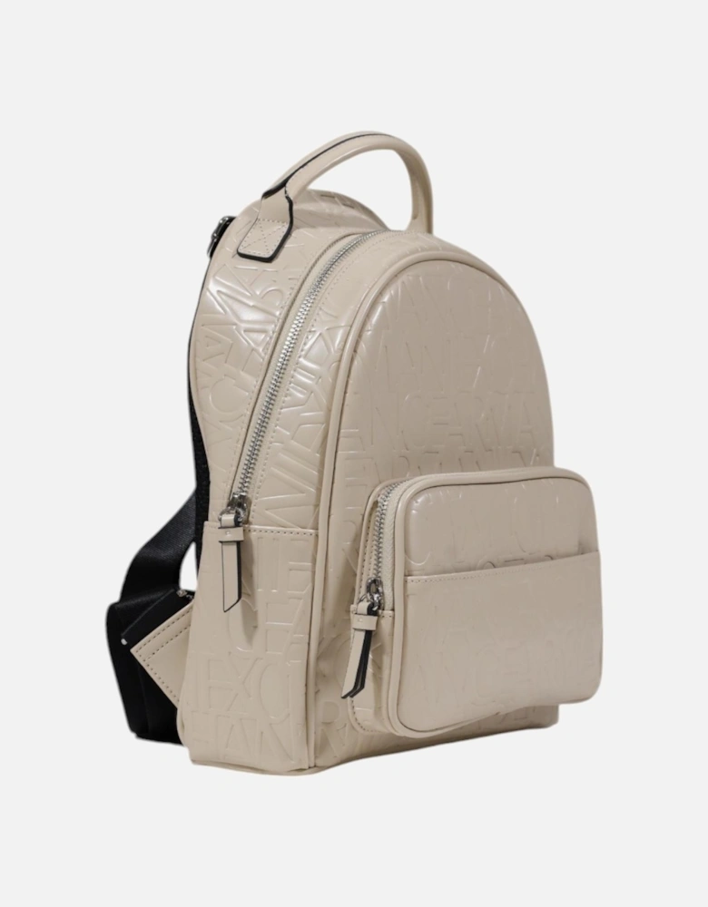 Rucksack with Zip Fastening Women - Beige Bags