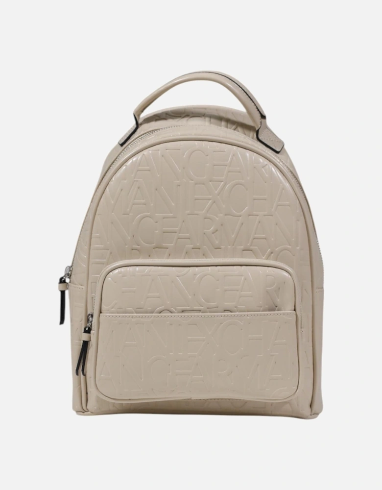 Rucksack with Zip Fastening Women - Beige Bags