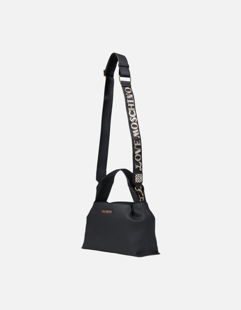 Handbag with Shoulder Strap and Zip Fastening Women - Black Bags
