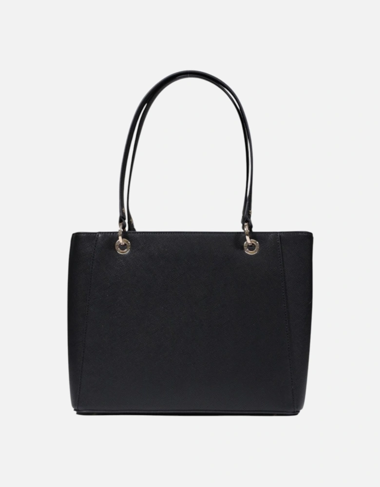 Handbag with Zip and Inside Pockets Women - Black Bags